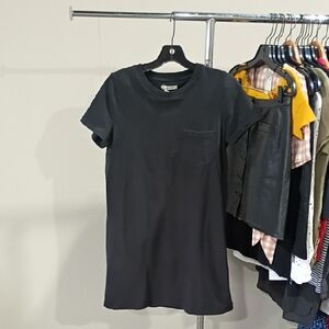 Madewell Black T-Shirt Dress